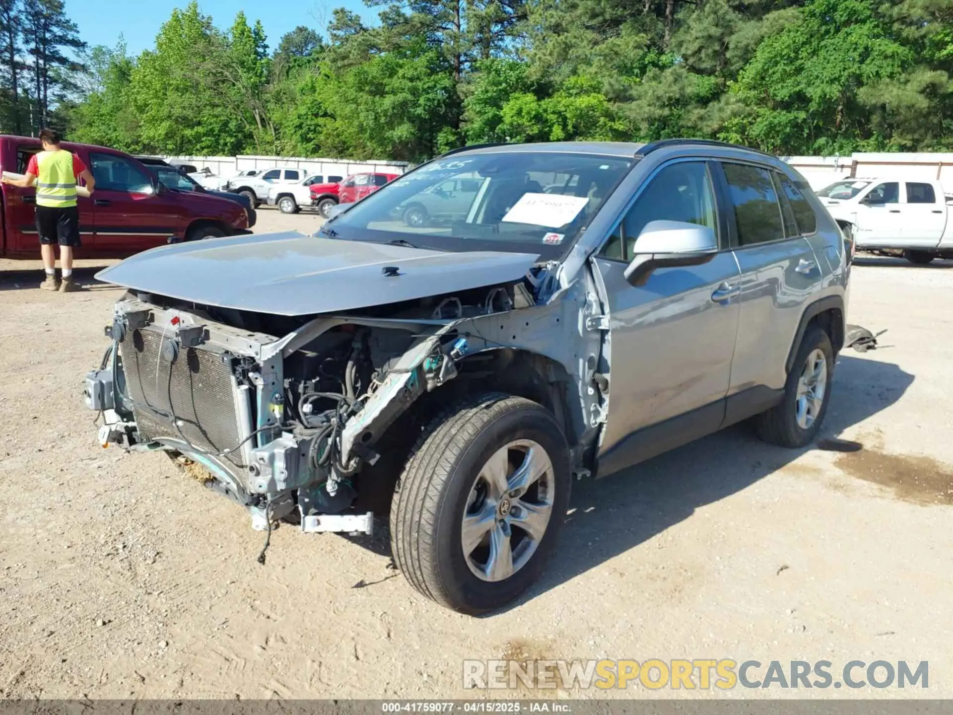 2 Photograph of a damaged car JTMW1RFV7KD041106 TOYOTA RAV4 2019