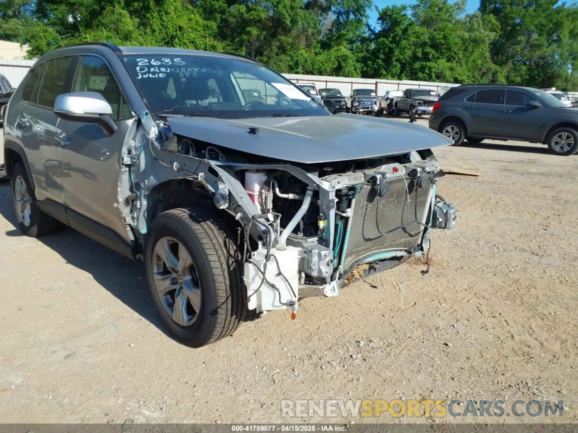 6 Photograph of a damaged car JTMW1RFV7KD041106 TOYOTA RAV4 2019