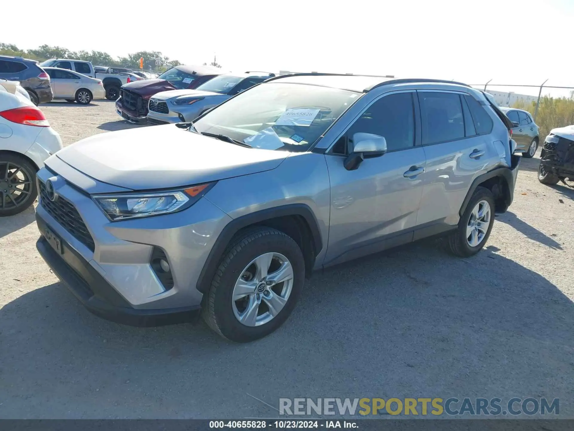 2 Photograph of a damaged car JTMW1RFV7KD509562 TOYOTA RAV4 2019