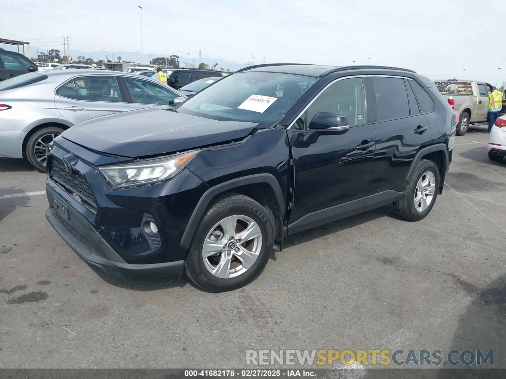 2 Photograph of a damaged car JTMW1RFV7KJ011556 TOYOTA RAV4 2019