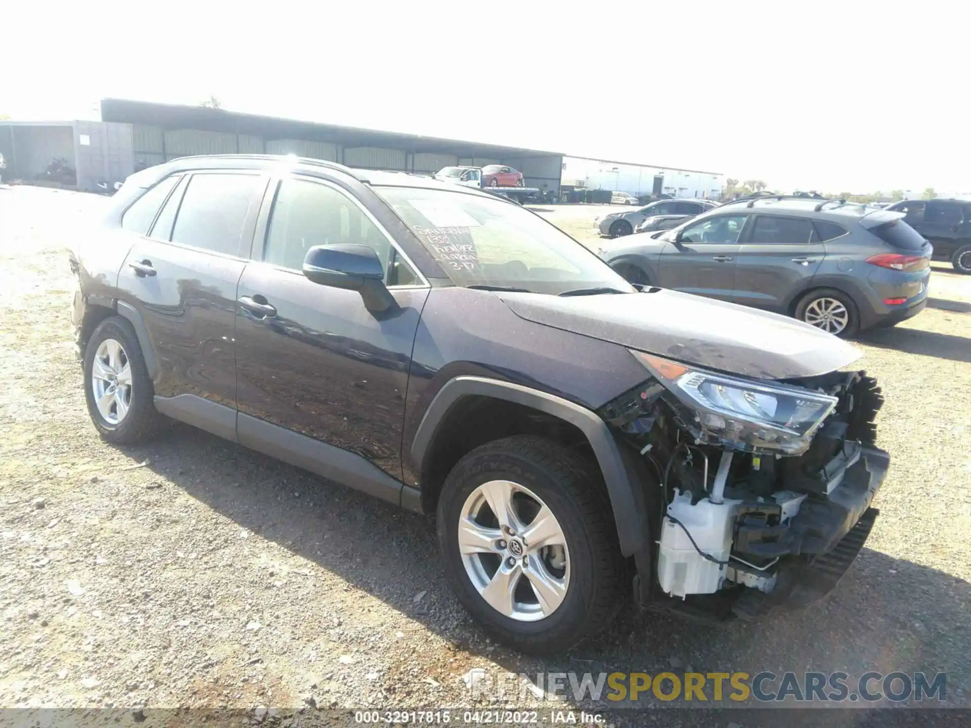 1 Photograph of a damaged car JTMW1RFV8KD009216 TOYOTA RAV4 2019