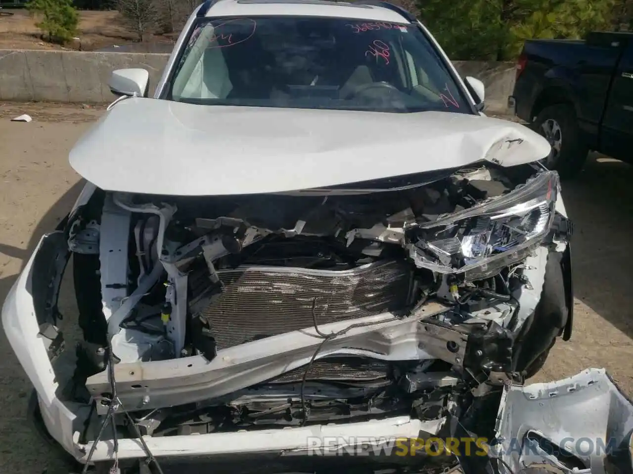 7 Photograph of a damaged car JTMW1RFV8KD012004 TOYOTA RAV4 2019