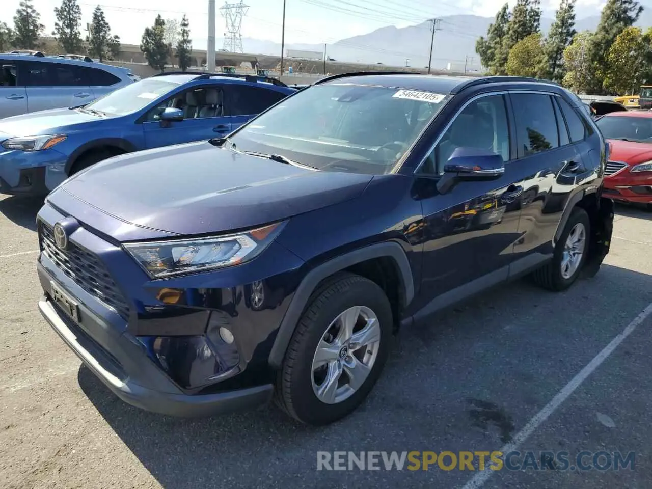 1 Photograph of a damaged car JTMW1RFV8KD012701 TOYOTA RAV4 2019