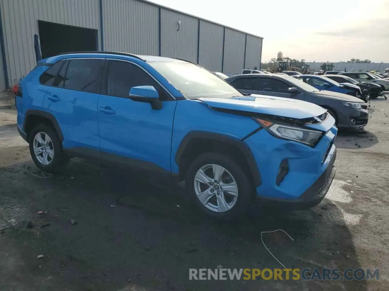 4 Photograph of a damaged car JTMW1RFV8KD028347 TOYOTA RAV4 2019