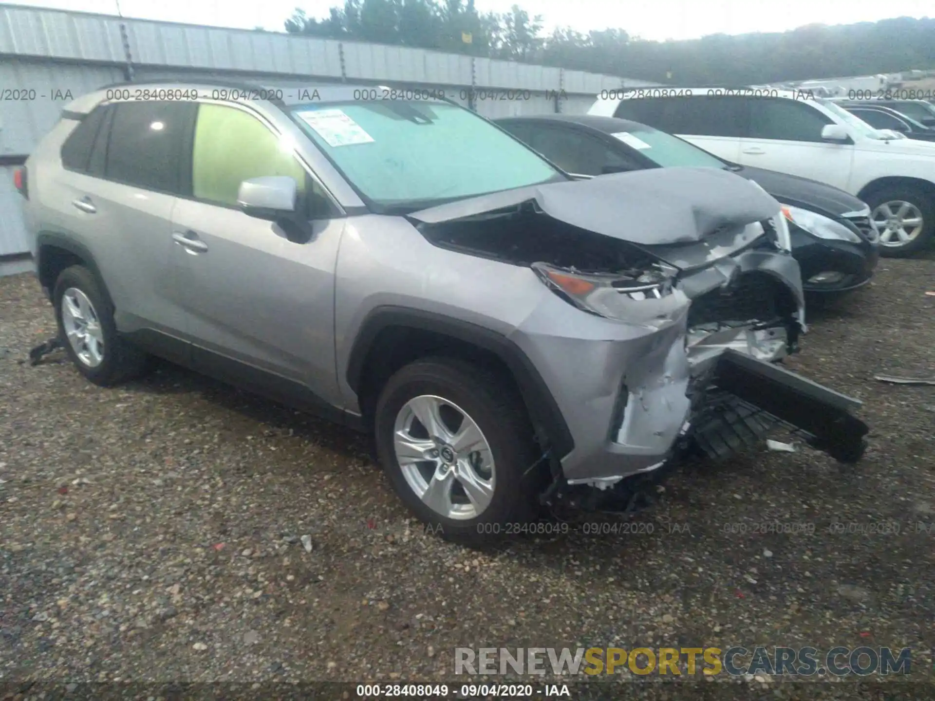 1 Photograph of a damaged car JTMW1RFV8KD032964 TOYOTA RAV4 2019