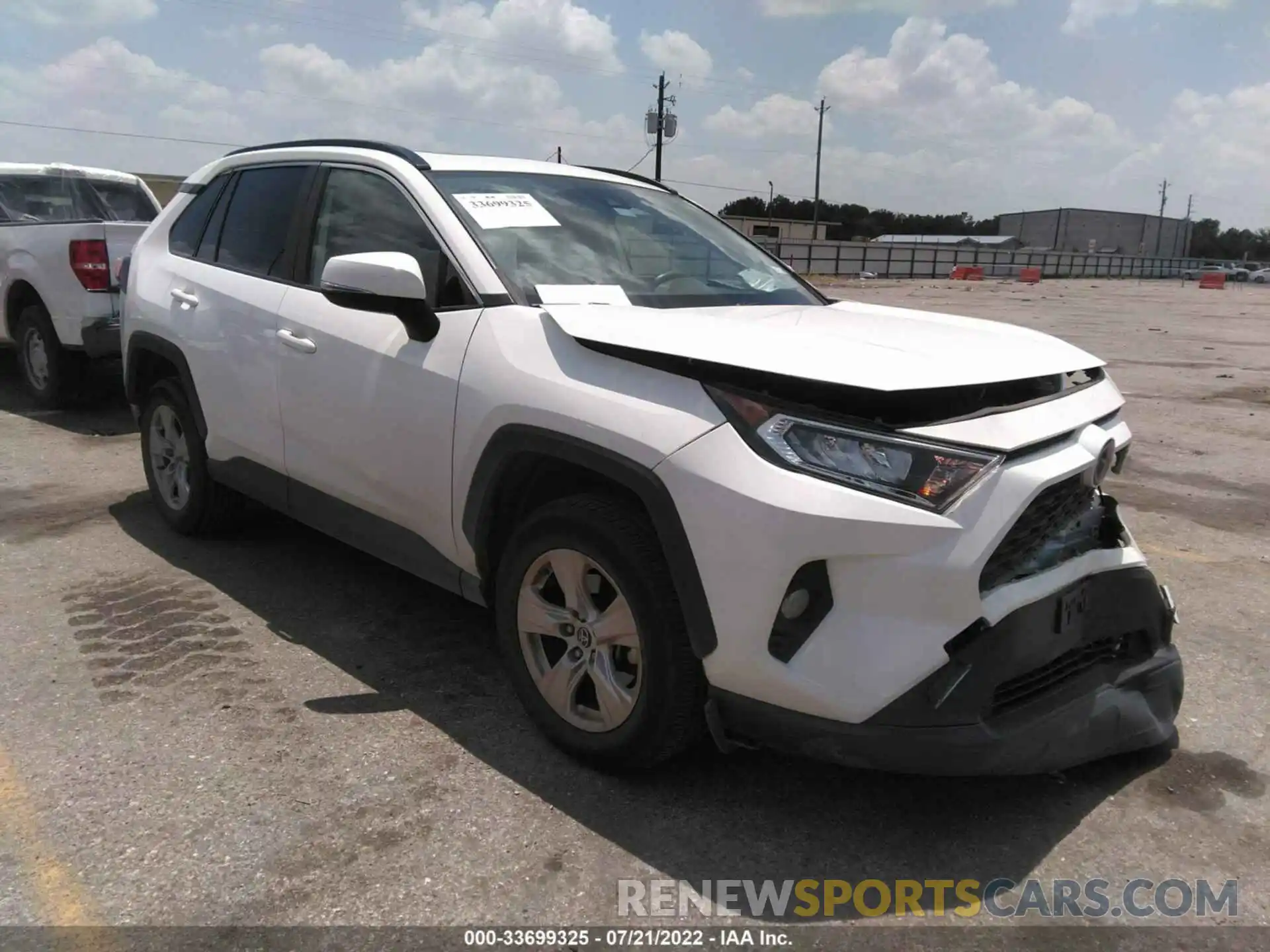 1 Photograph of a damaged car JTMW1RFV8KD500157 TOYOTA RAV4 2019