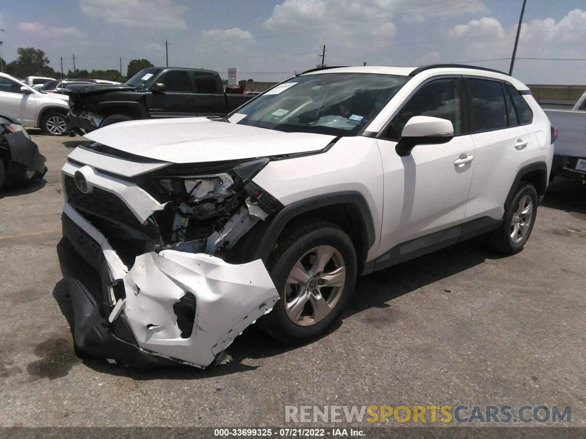 2 Photograph of a damaged car JTMW1RFV8KD500157 TOYOTA RAV4 2019