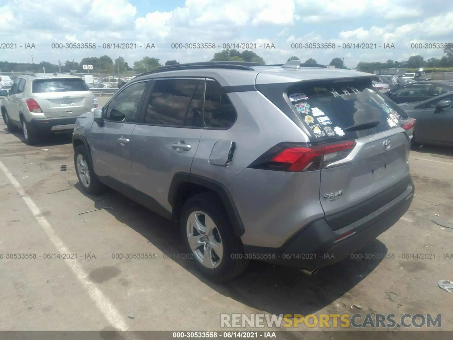 3 Photograph of a damaged car JTMW1RFV9KD020239 TOYOTA RAV4 2019