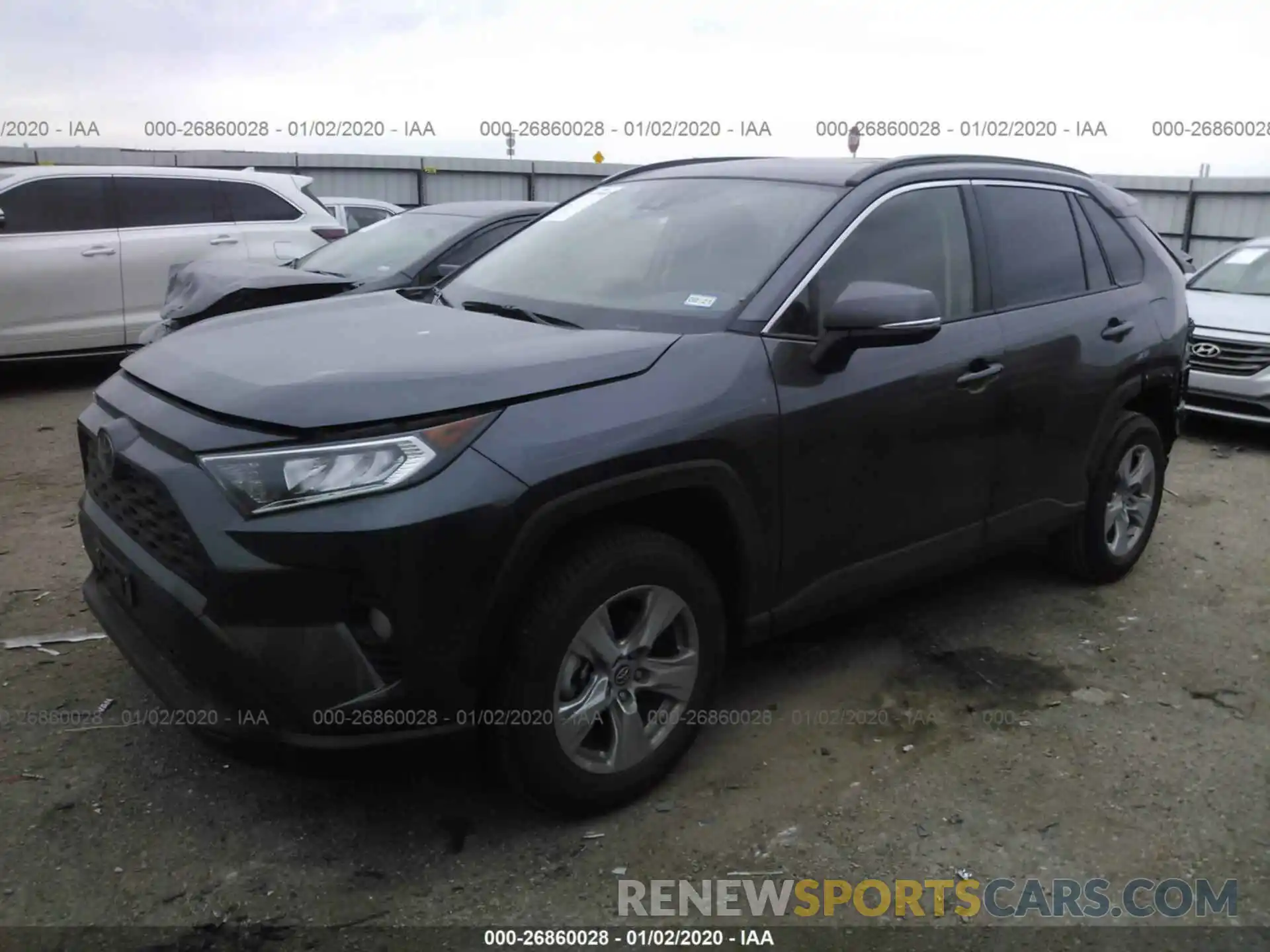 2 Photograph of a damaged car JTMW1RFV9KD032620 TOYOTA RAV4 2019