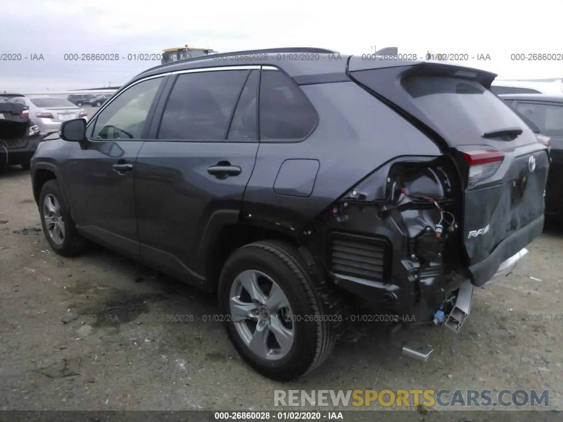 3 Photograph of a damaged car JTMW1RFV9KD032620 TOYOTA RAV4 2019