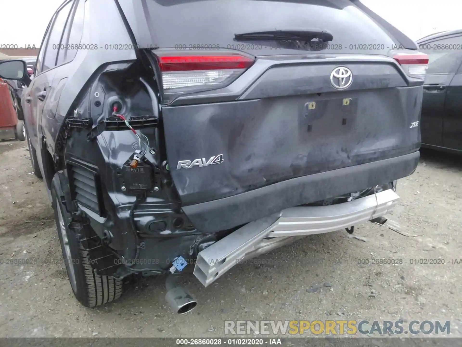 6 Photograph of a damaged car JTMW1RFV9KD032620 TOYOTA RAV4 2019