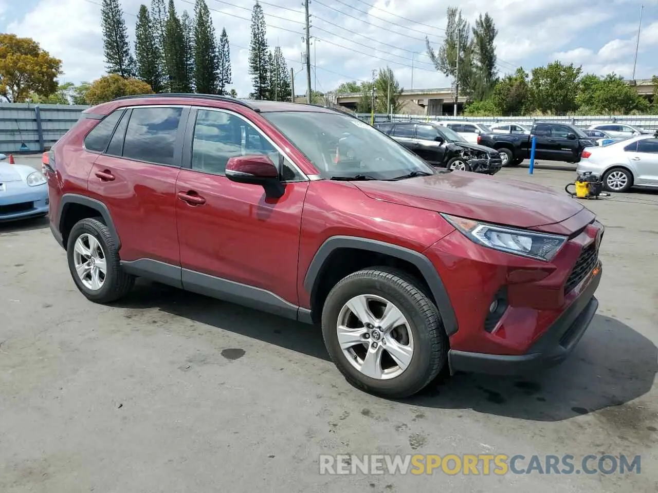 4 Photograph of a damaged car JTMW1RFV9KD500555 TOYOTA RAV4 2019