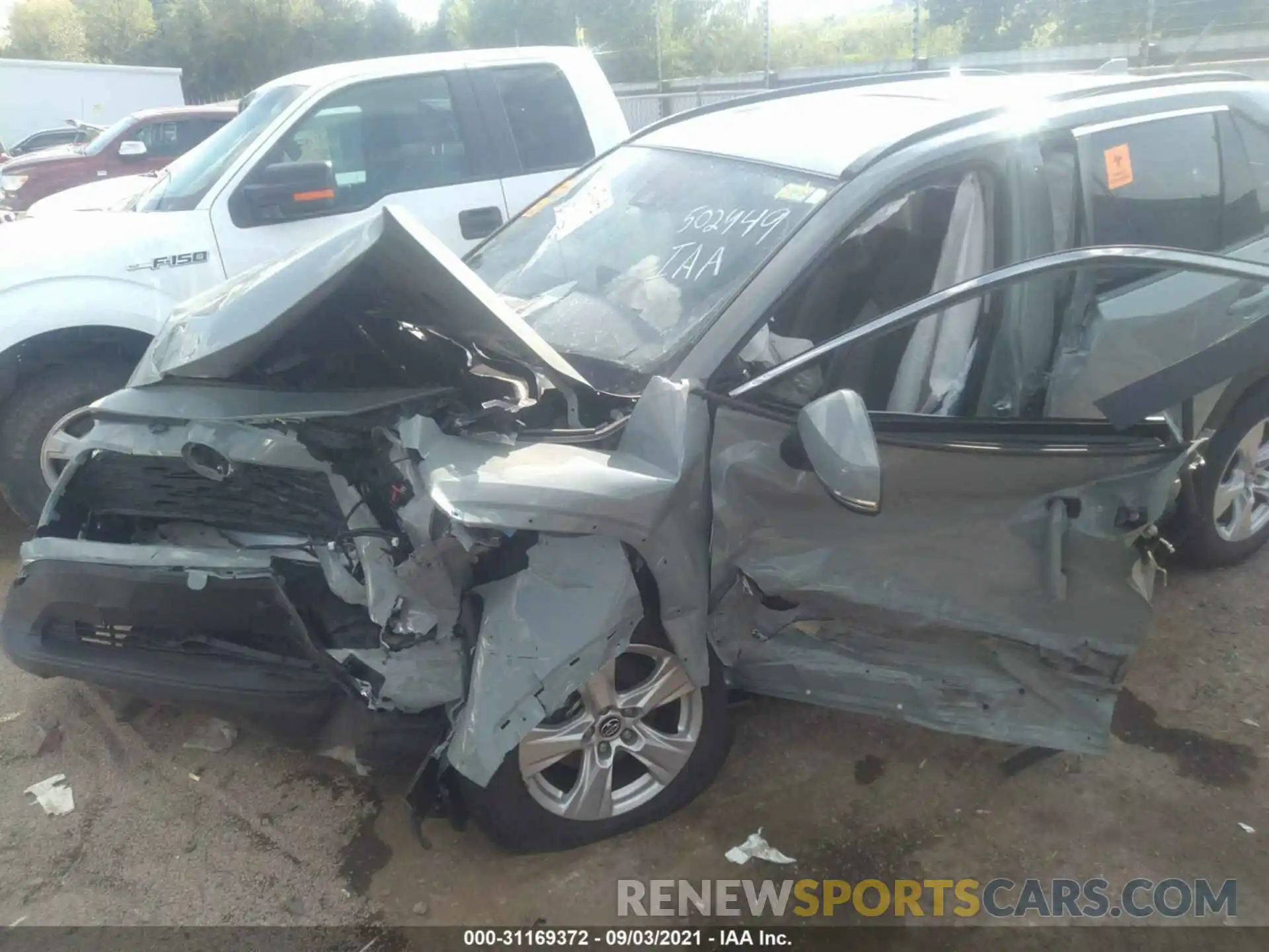 6 Photograph of a damaged car JTMW1RFV9KD502449 TOYOTA RAV4 2019