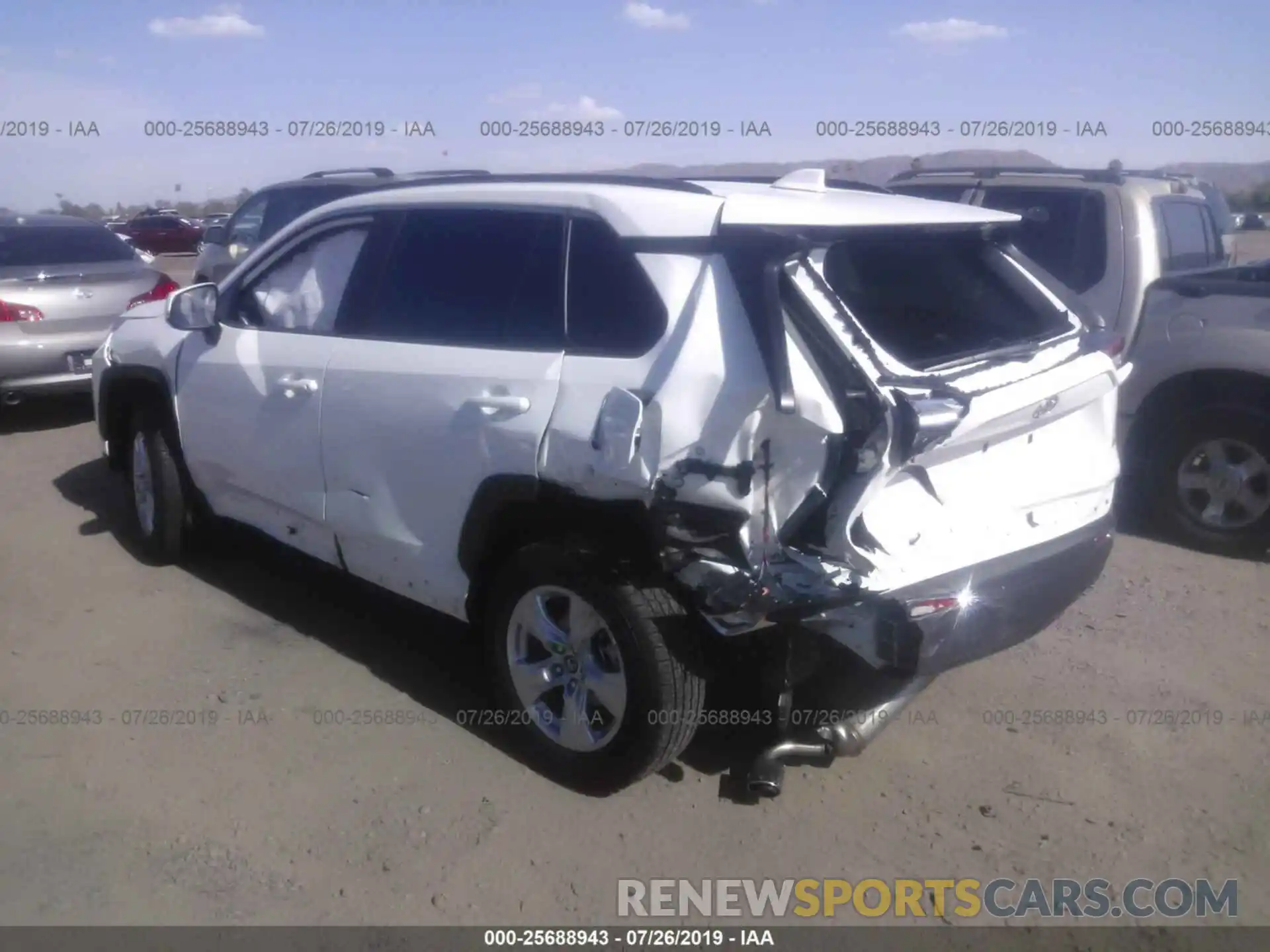 6 Photograph of a damaged car JTMW1RFV9KD502581 TOYOTA RAV4 2019