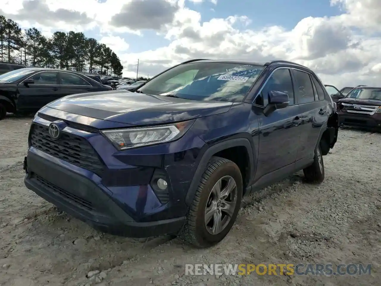 2 Photograph of a damaged car JTMW1RFV9KD502614 TOYOTA RAV4 2019