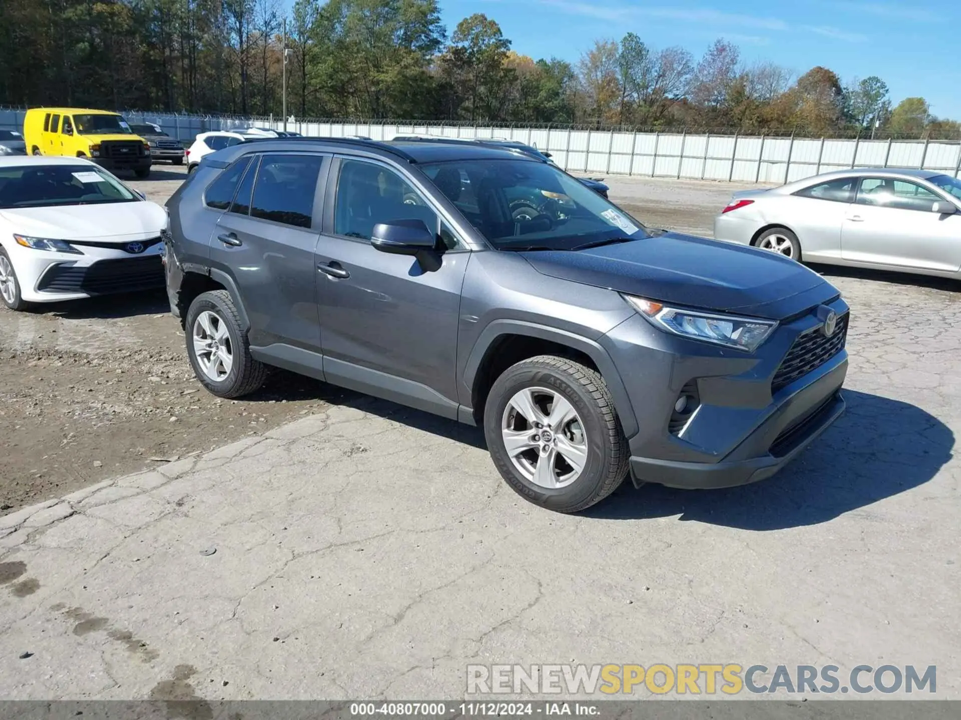 1 Photograph of a damaged car JTMW1RFV9KD506470 TOYOTA RAV4 2019