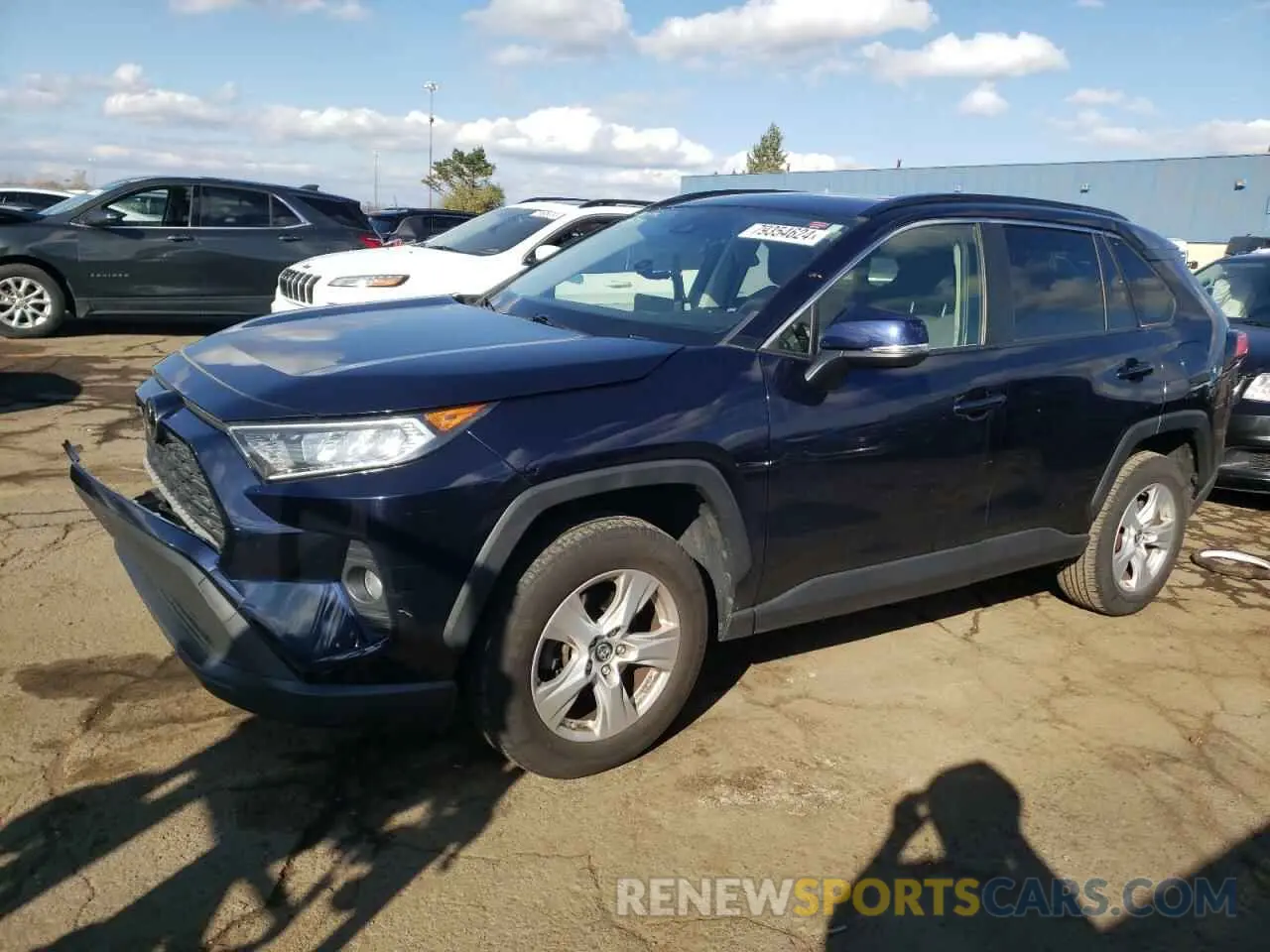 1 Photograph of a damaged car JTMW1RFV9KD511684 TOYOTA RAV4 2019