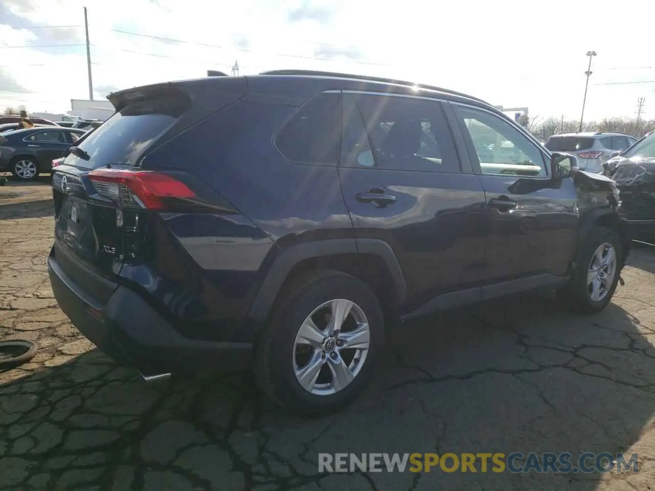3 Photograph of a damaged car JTMW1RFV9KD511684 TOYOTA RAV4 2019