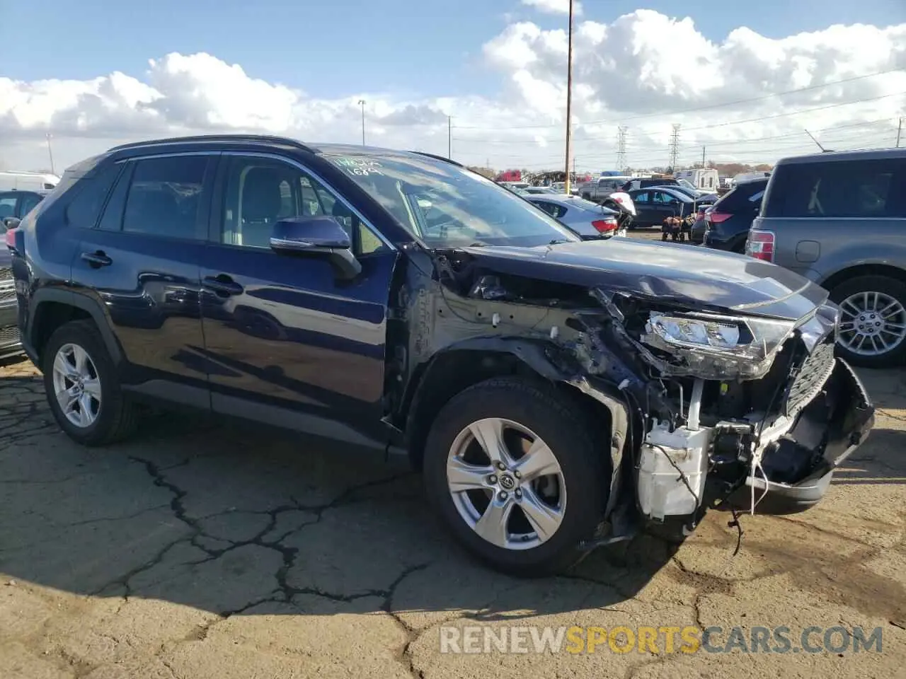 4 Photograph of a damaged car JTMW1RFV9KD511684 TOYOTA RAV4 2019