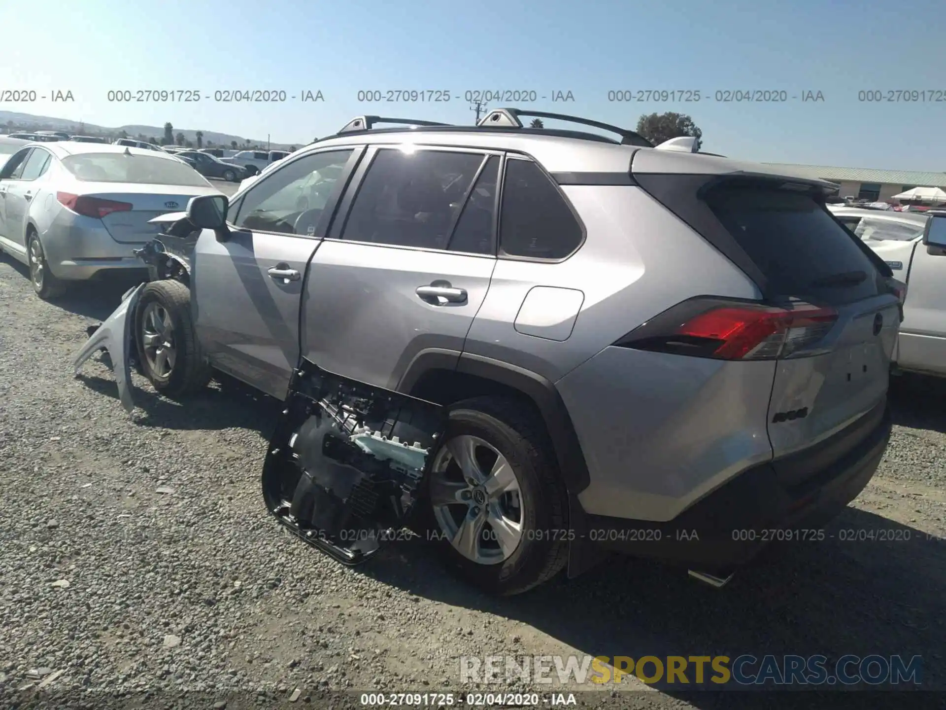 3 Photograph of a damaged car JTMW1RFV9KJ001580 TOYOTA RAV4 2019