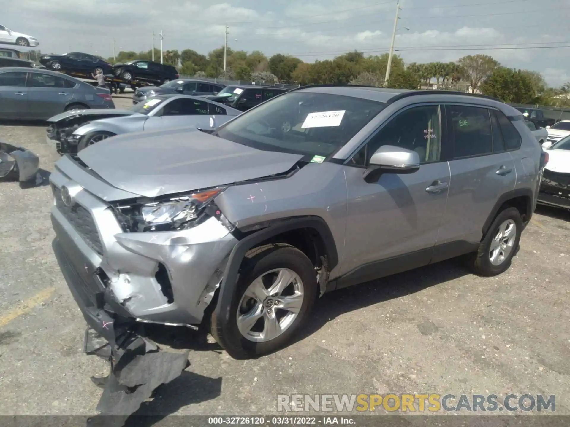 2 Photograph of a damaged car JTMW1RFV9KJ016354 TOYOTA RAV4 2019