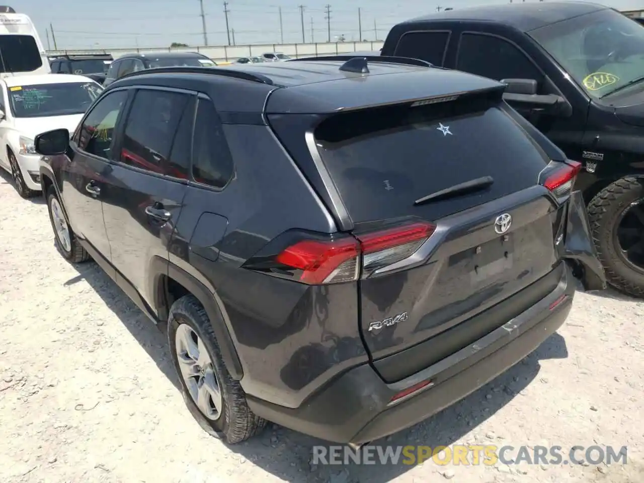 3 Photograph of a damaged car JTMW1RFVXKD008326 TOYOTA RAV4 2019