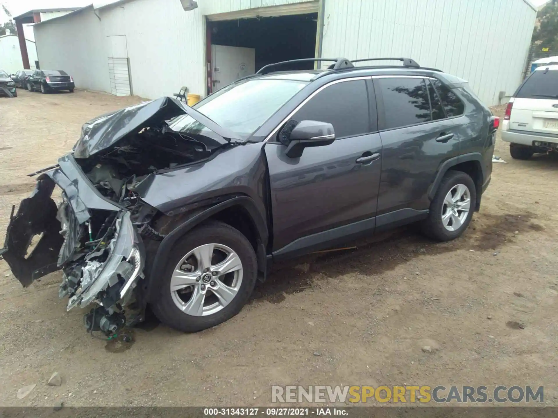 2 Photograph of a damaged car JTMW1RFVXKD022257 TOYOTA RAV4 2019