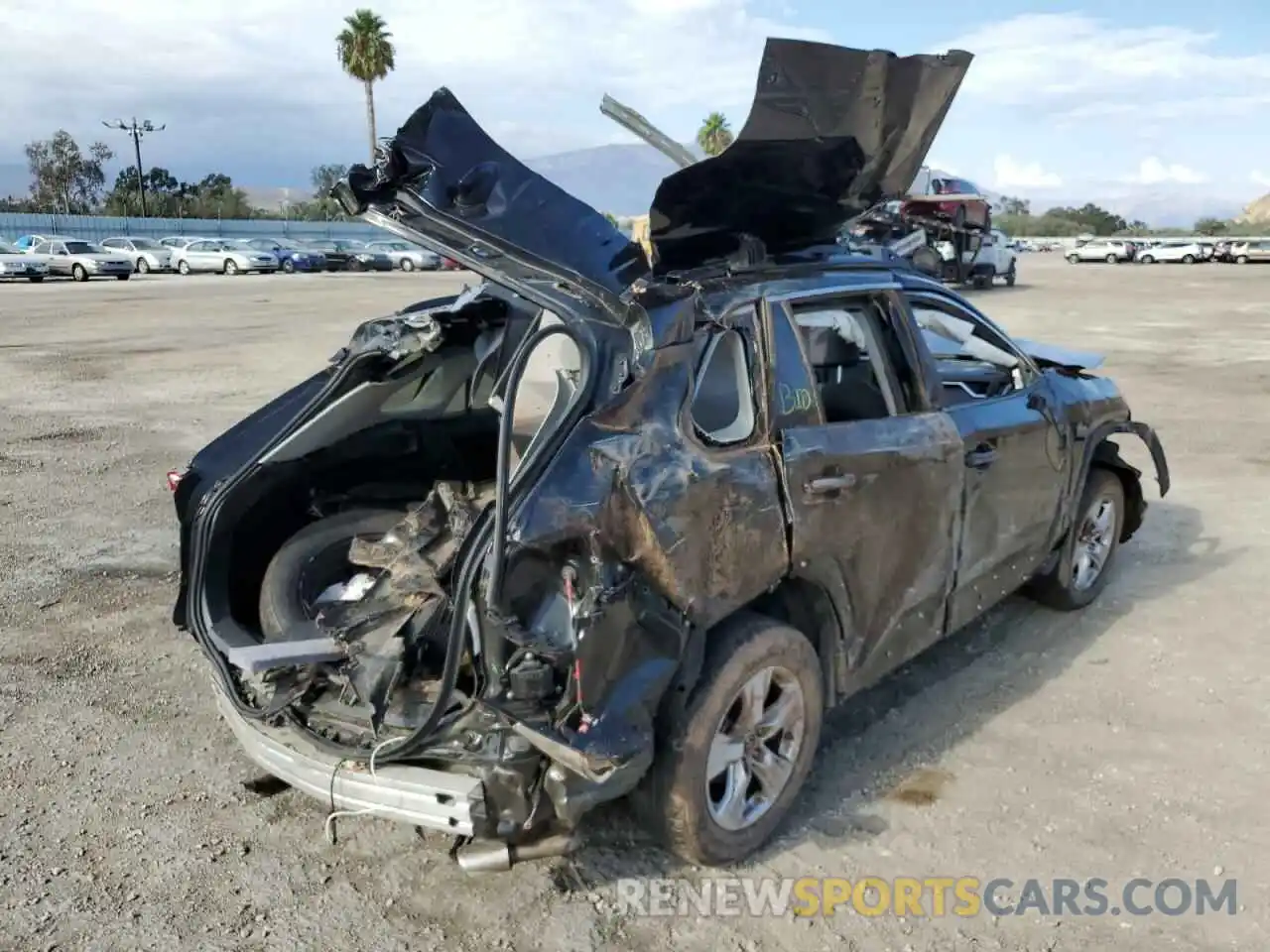 4 Photograph of a damaged car JTMW1RFVXKD029855 TOYOTA RAV4 2019