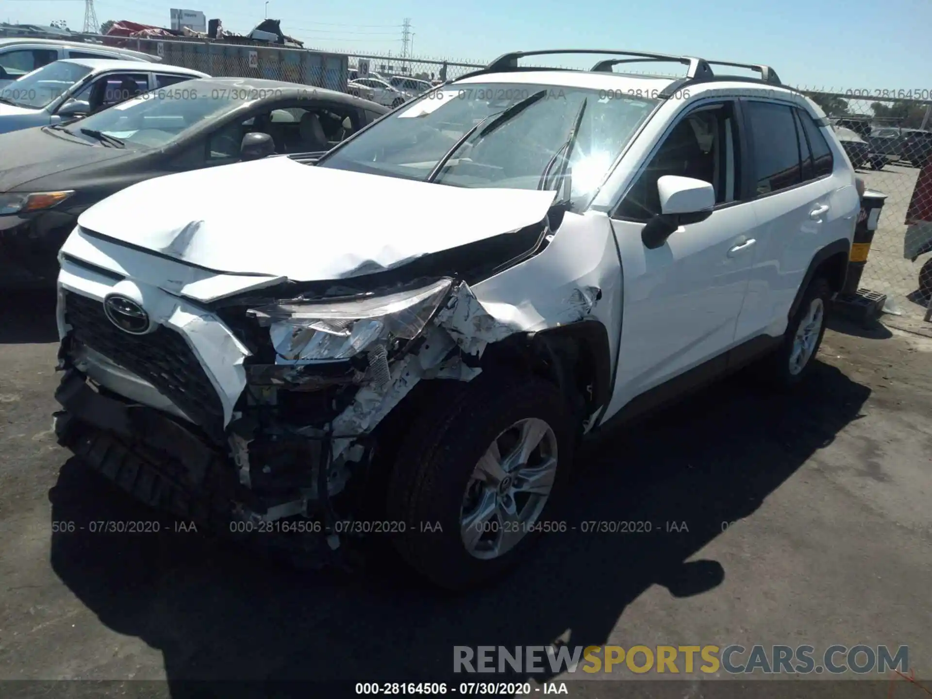 2 Photograph of a damaged car JTMW1RFVXKD031301 TOYOTA RAV4 2019