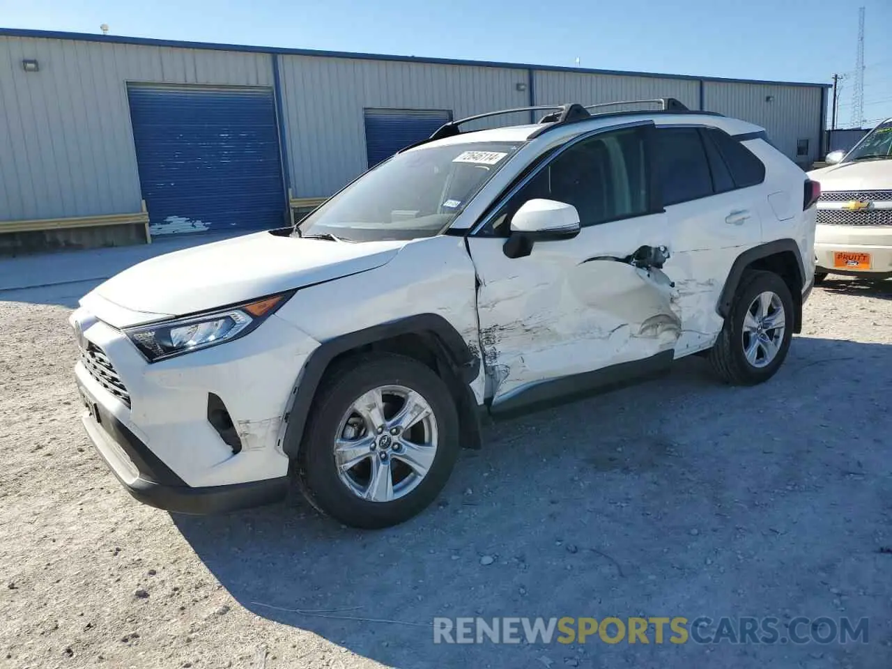 1 Photograph of a damaged car JTMW1RFVXKD035056 TOYOTA RAV4 2019