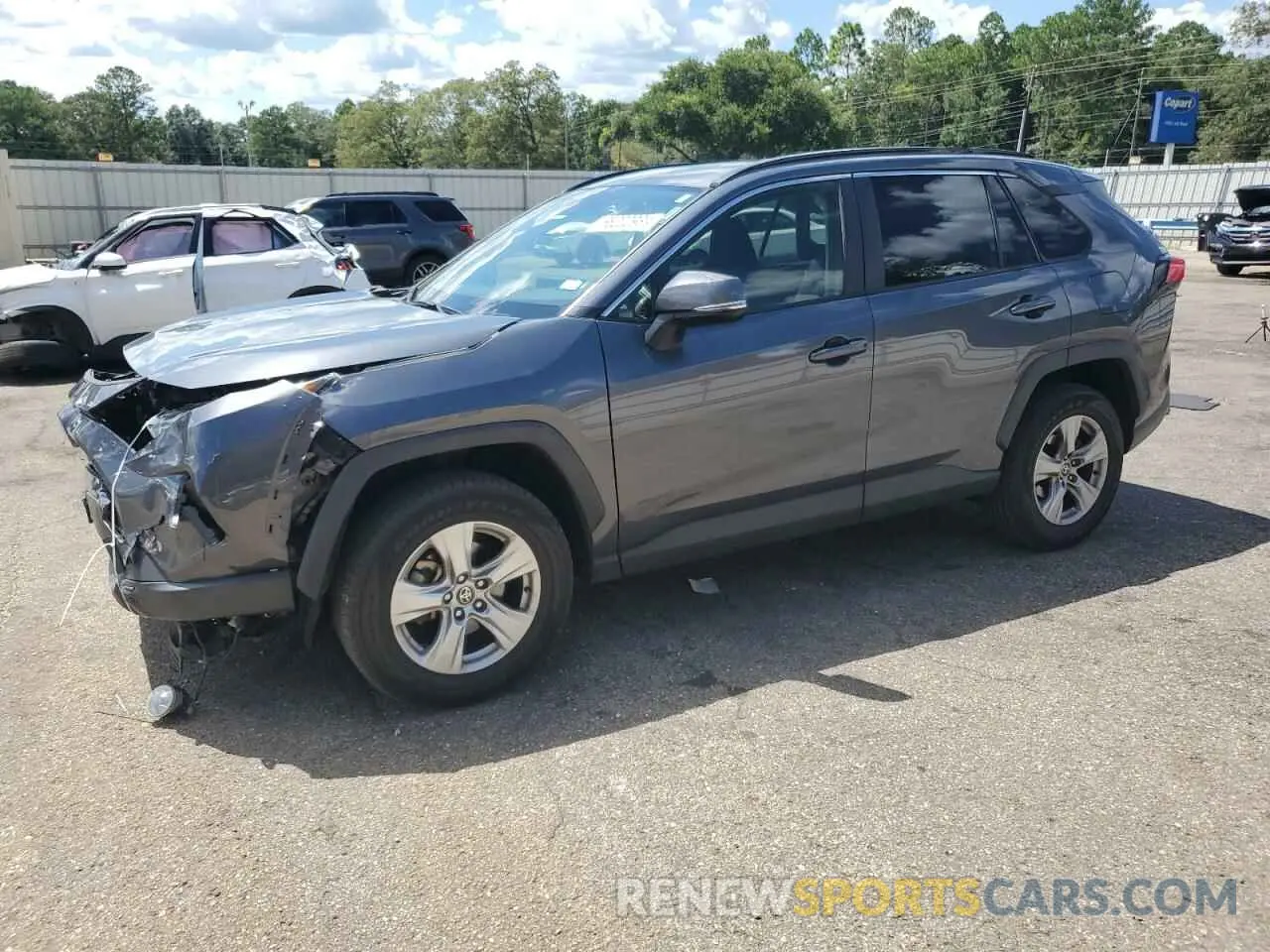1 Photograph of a damaged car JTMW1RFVXKD037941 TOYOTA RAV4 2019