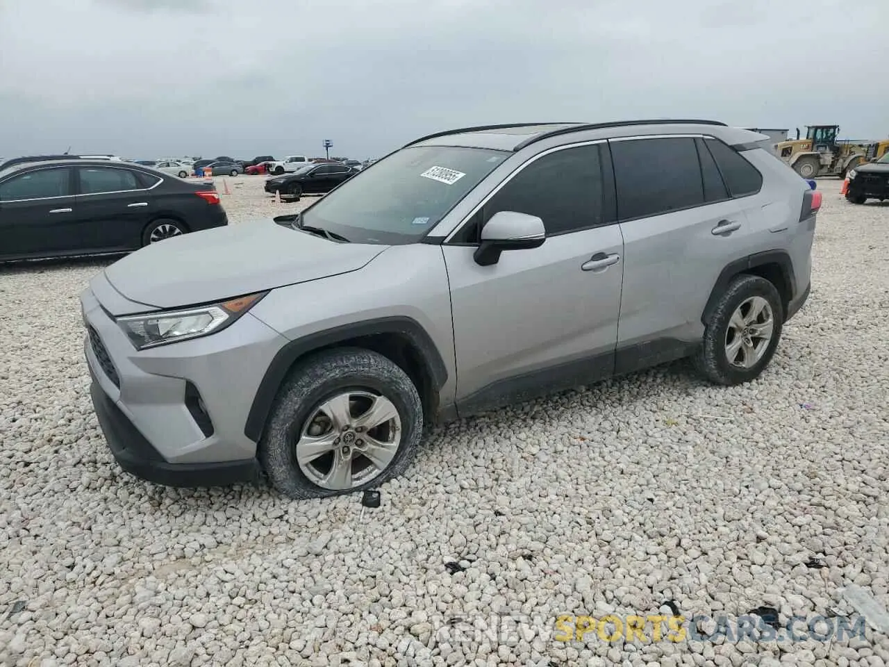 1 Photograph of a damaged car JTMW1RFVXKD500418 TOYOTA RAV4 2019