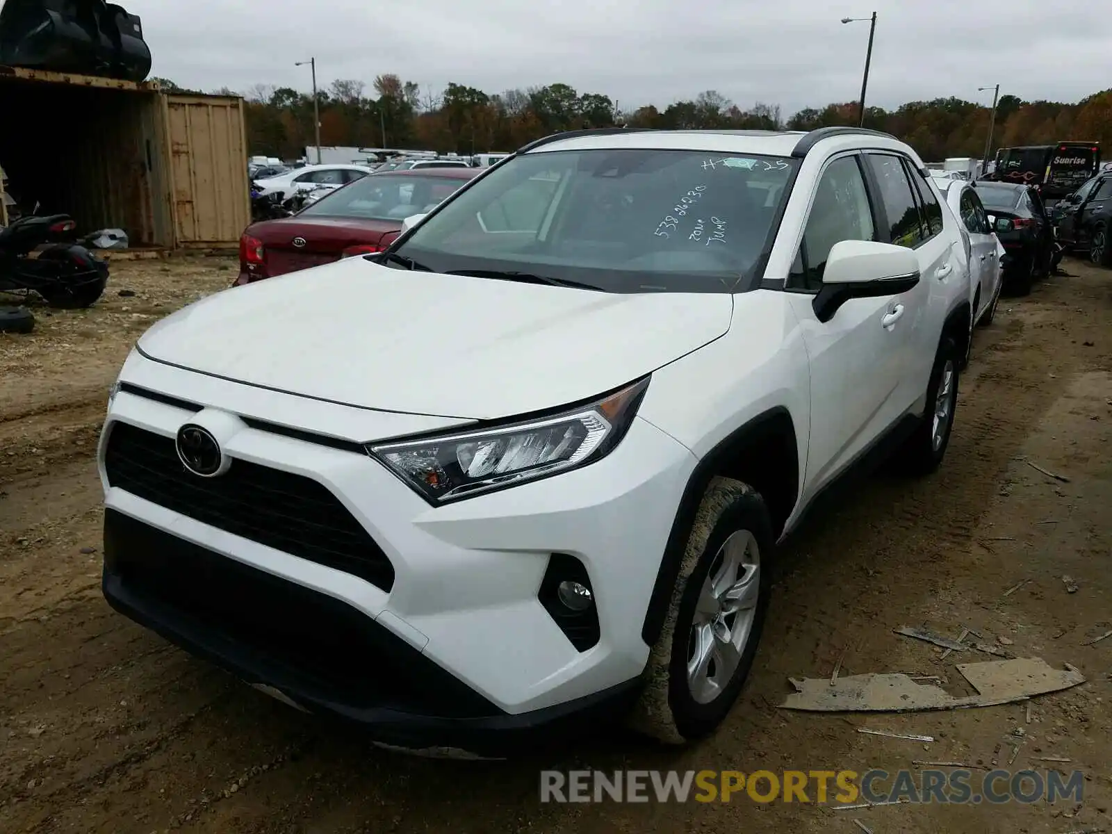 2 Photograph of a damaged car JTMW1RFVXKD502220 TOYOTA RAV4 2019