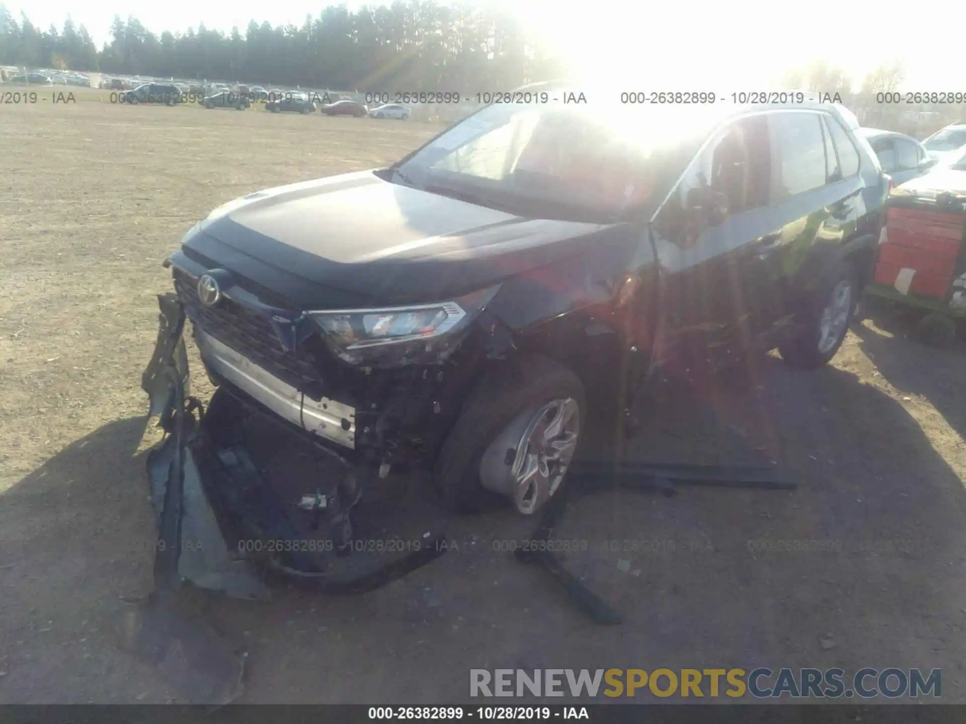 2 Photograph of a damaged car JTMW1RFVXKJ001765 TOYOTA RAV4 2019