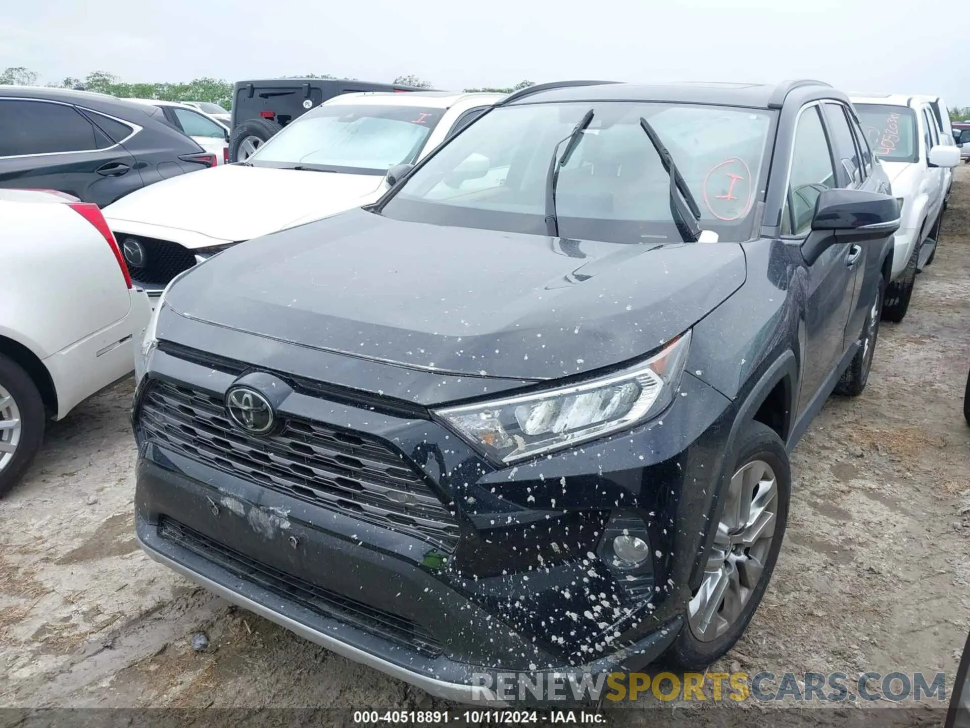 2 Photograph of a damaged car JTMY1RFV1KD500865 TOYOTA RAV4 2019
