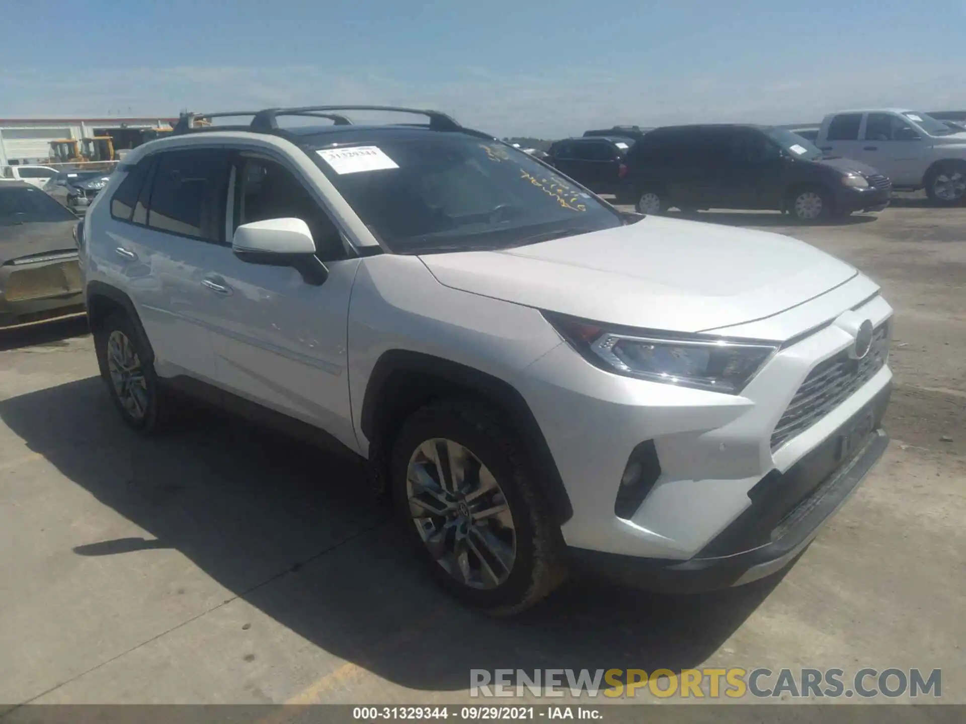 1 Photograph of a damaged car JTMY1RFV1KD515625 TOYOTA RAV4 2019