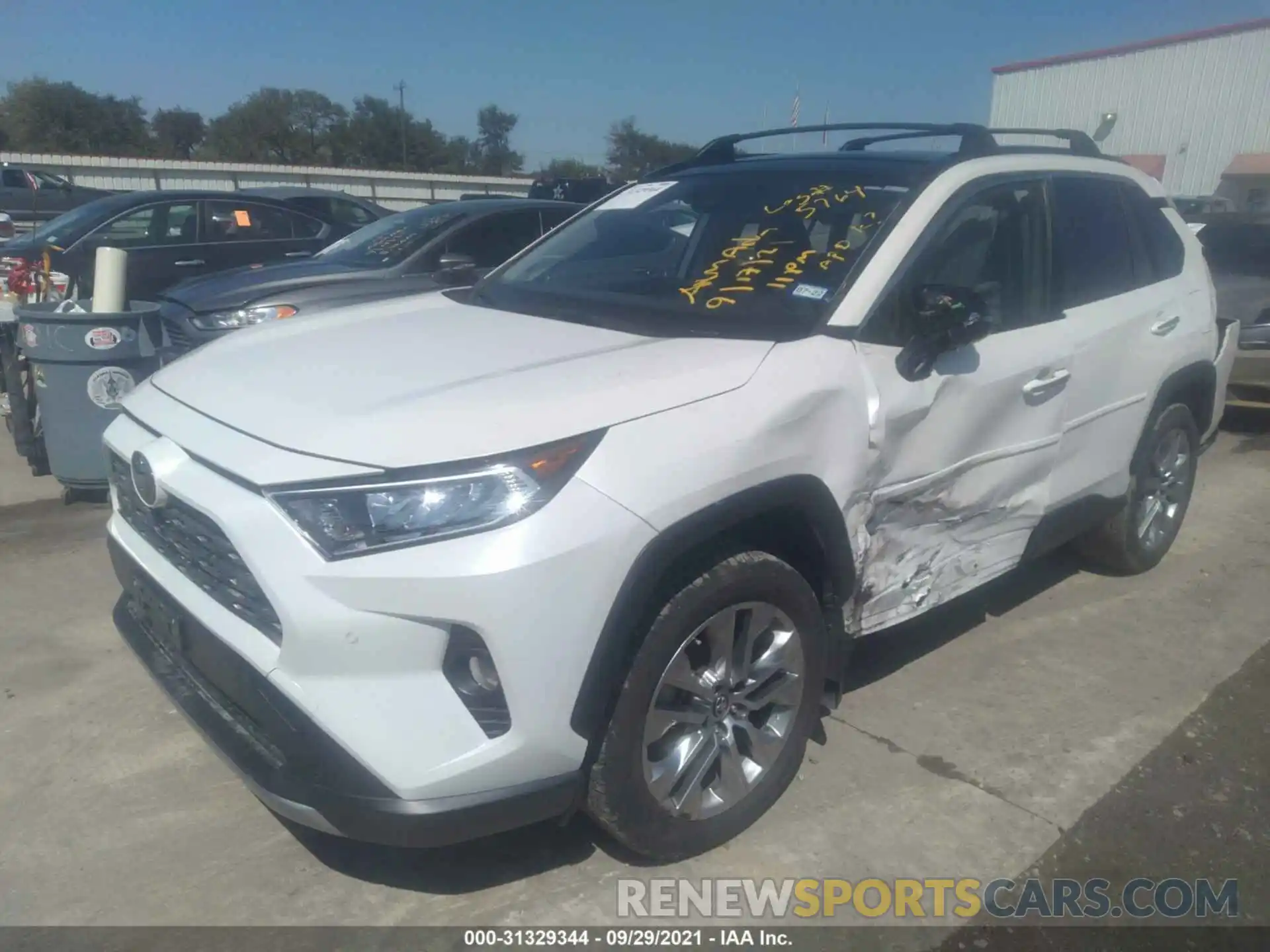 2 Photograph of a damaged car JTMY1RFV1KD515625 TOYOTA RAV4 2019