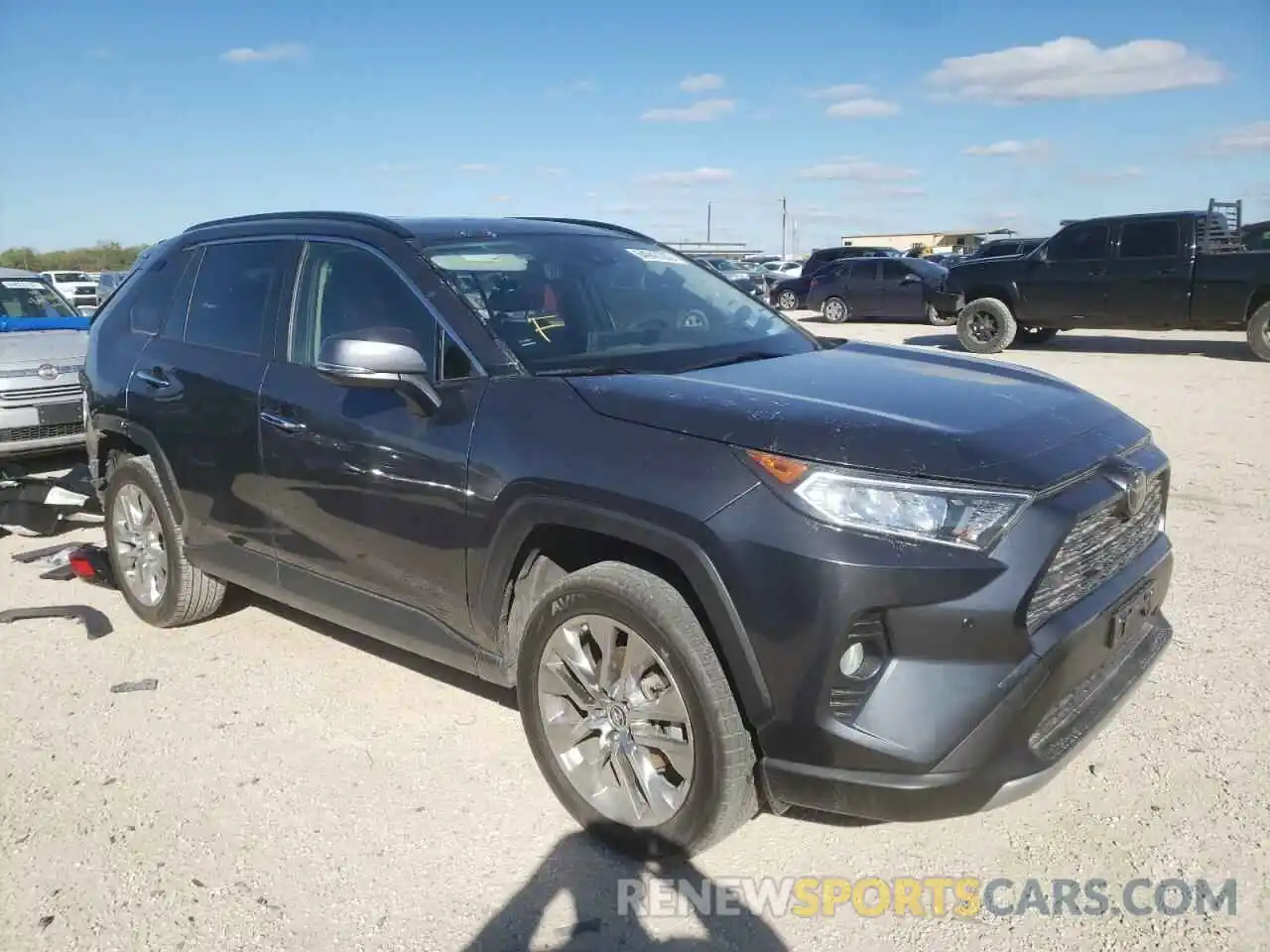 1 Photograph of a damaged car JTMY1RFV2KD010693 TOYOTA RAV4 2019