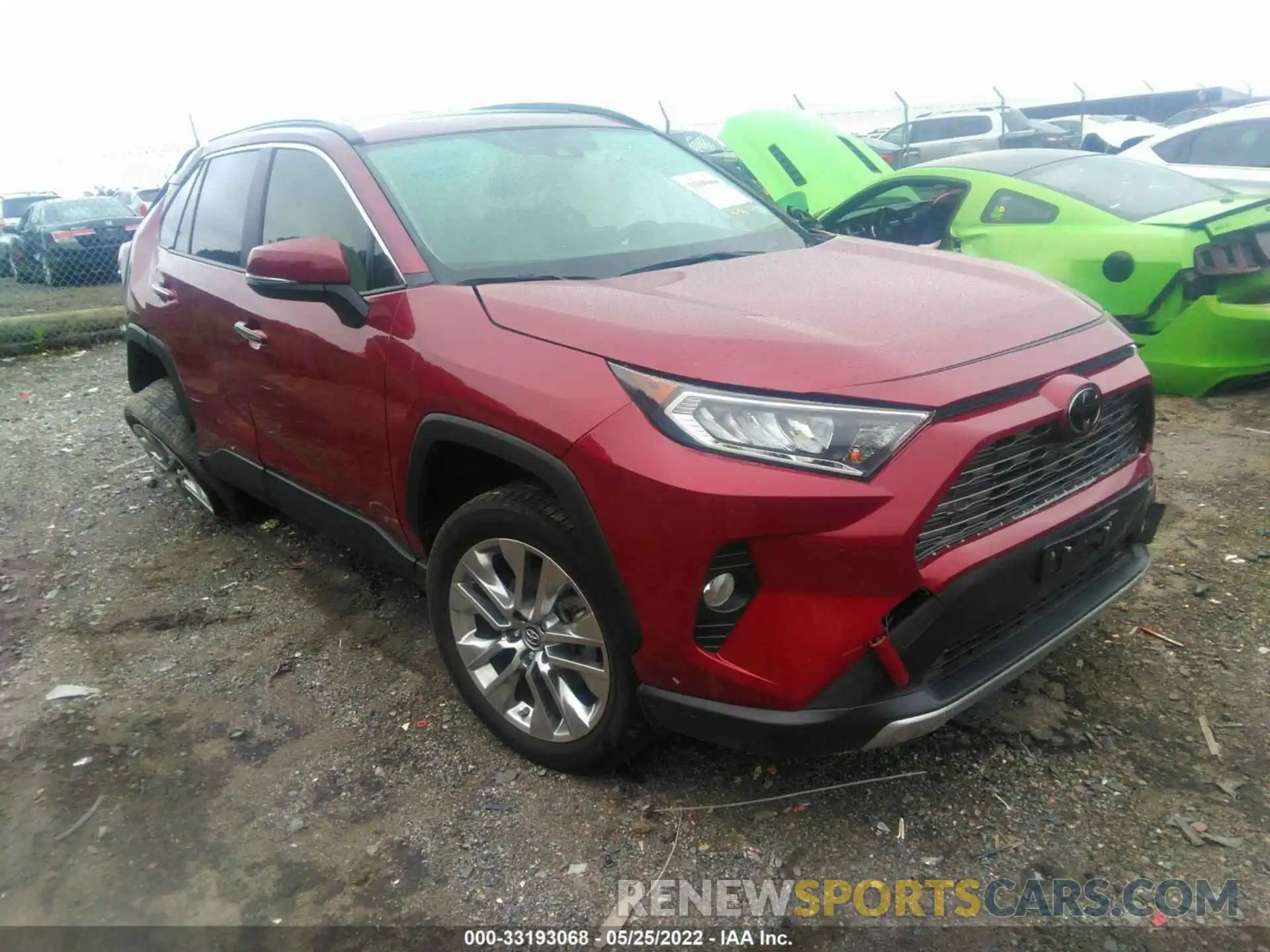 1 Photograph of a damaged car JTMY1RFV3KD502889 TOYOTA RAV4 2019