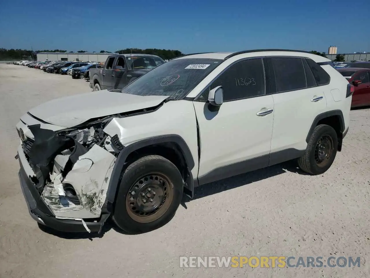 1 Photograph of a damaged car JTMY1RFV5KD508421 TOYOTA RAV4 2019