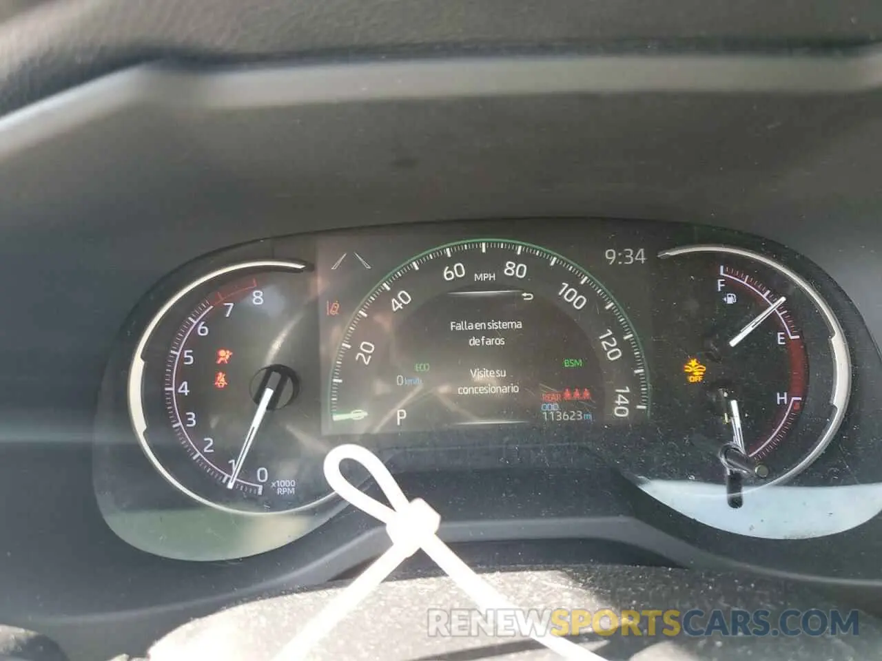 9 Photograph of a damaged car JTMY1RFV5KD508421 TOYOTA RAV4 2019