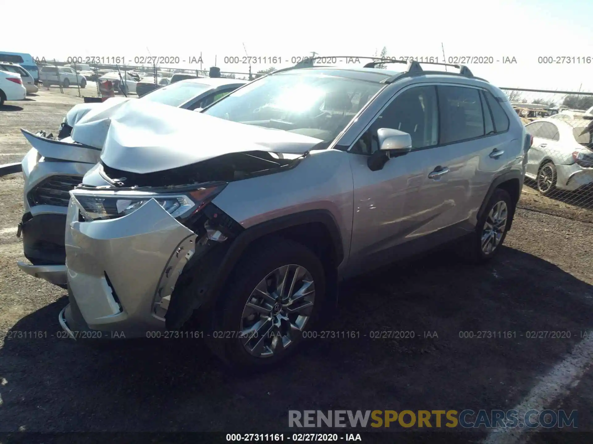 2 Photograph of a damaged car JTMY1RFV5KD511352 TOYOTA RAV4 2019