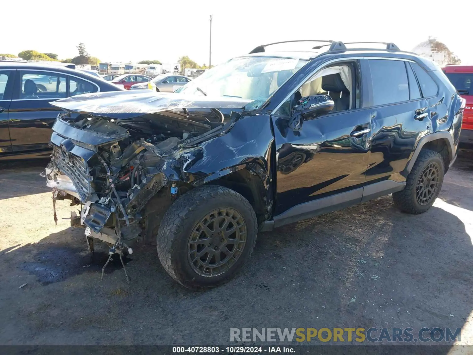 2 Photograph of a damaged car JTMY1RFV6KD501705 TOYOTA RAV4 2019