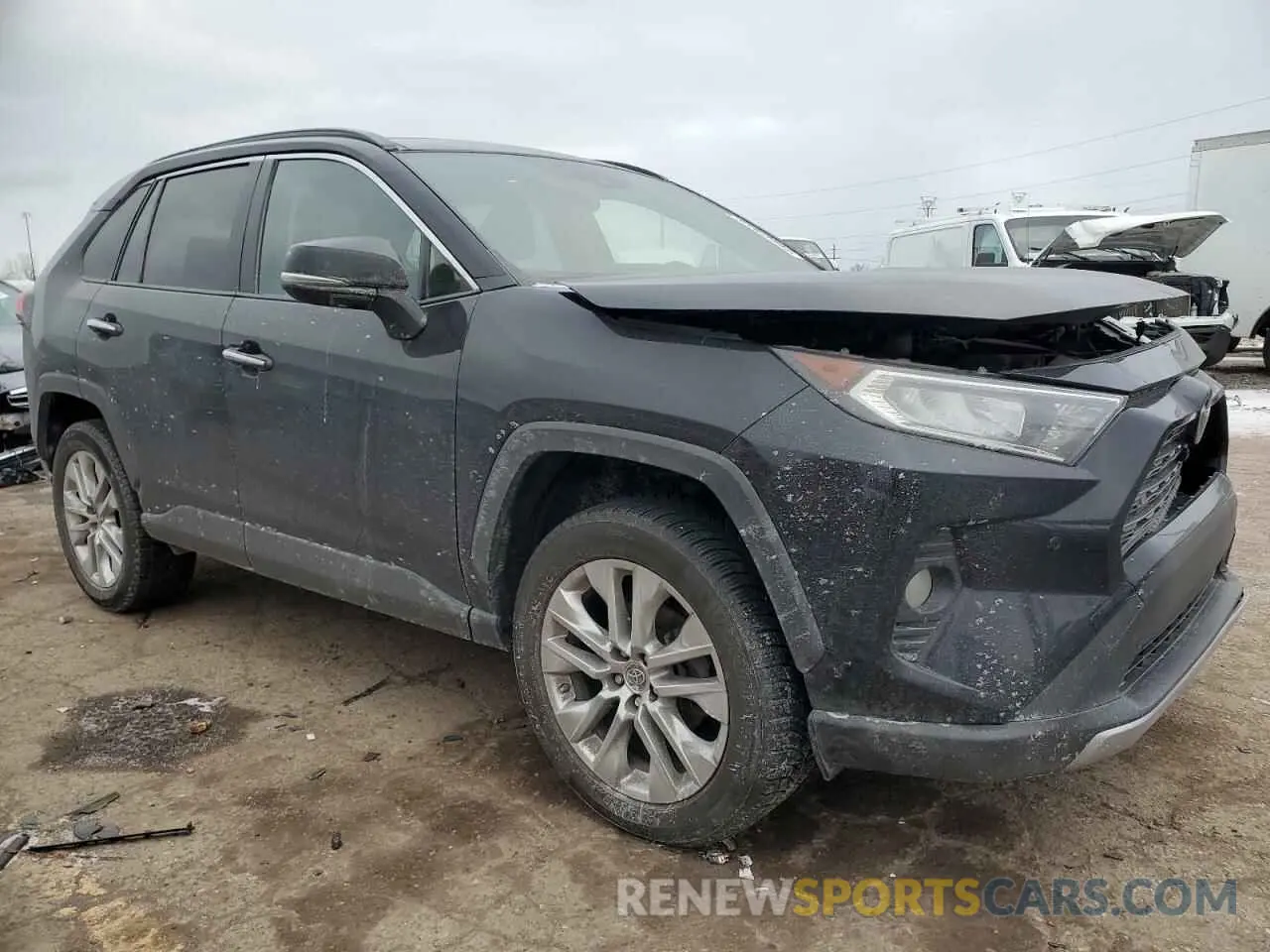 4 Photograph of a damaged car JTMY1RFV7KD515869 TOYOTA RAV4 2019