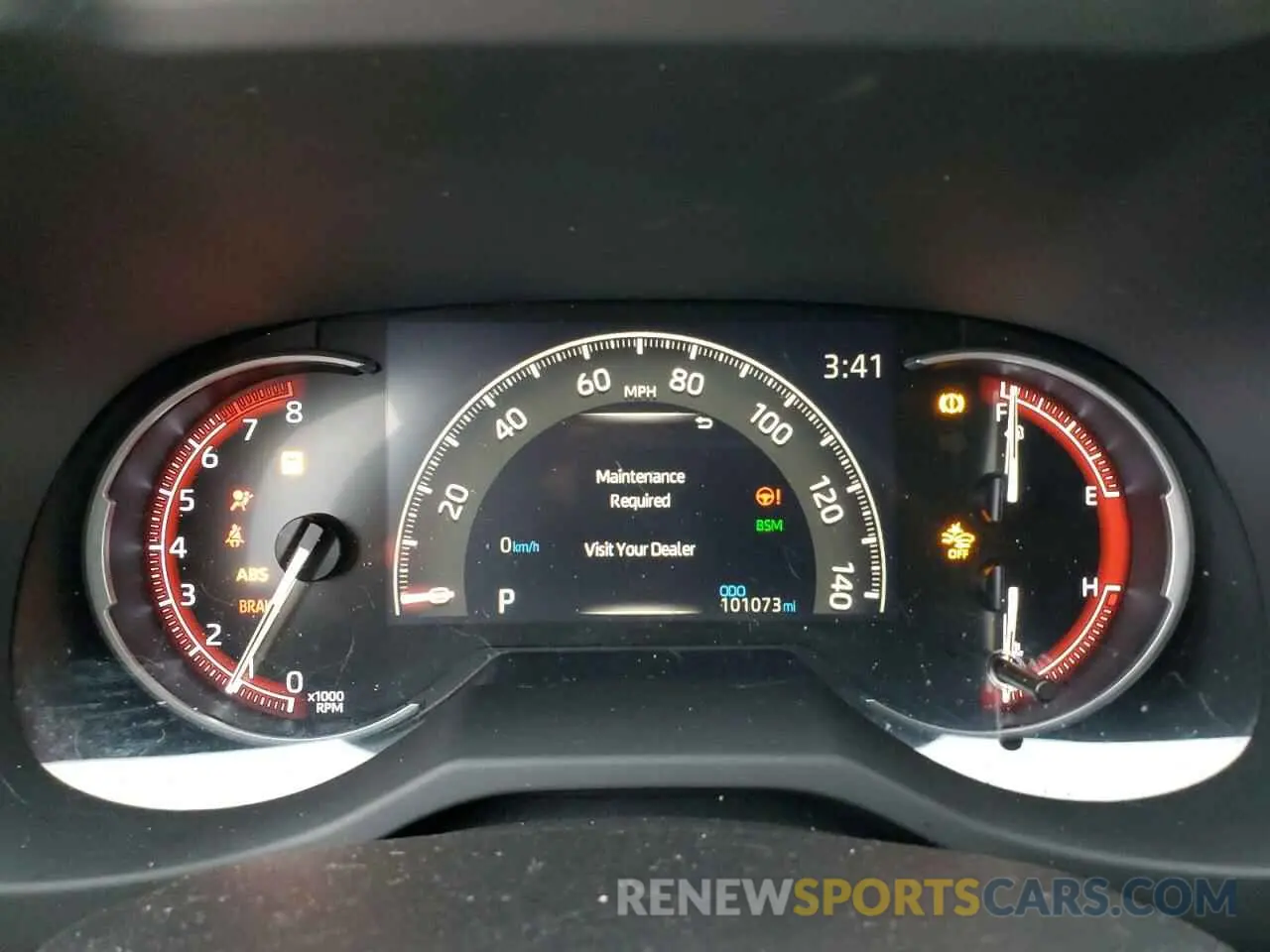 9 Photograph of a damaged car JTMY1RFV7KD515869 TOYOTA RAV4 2019
