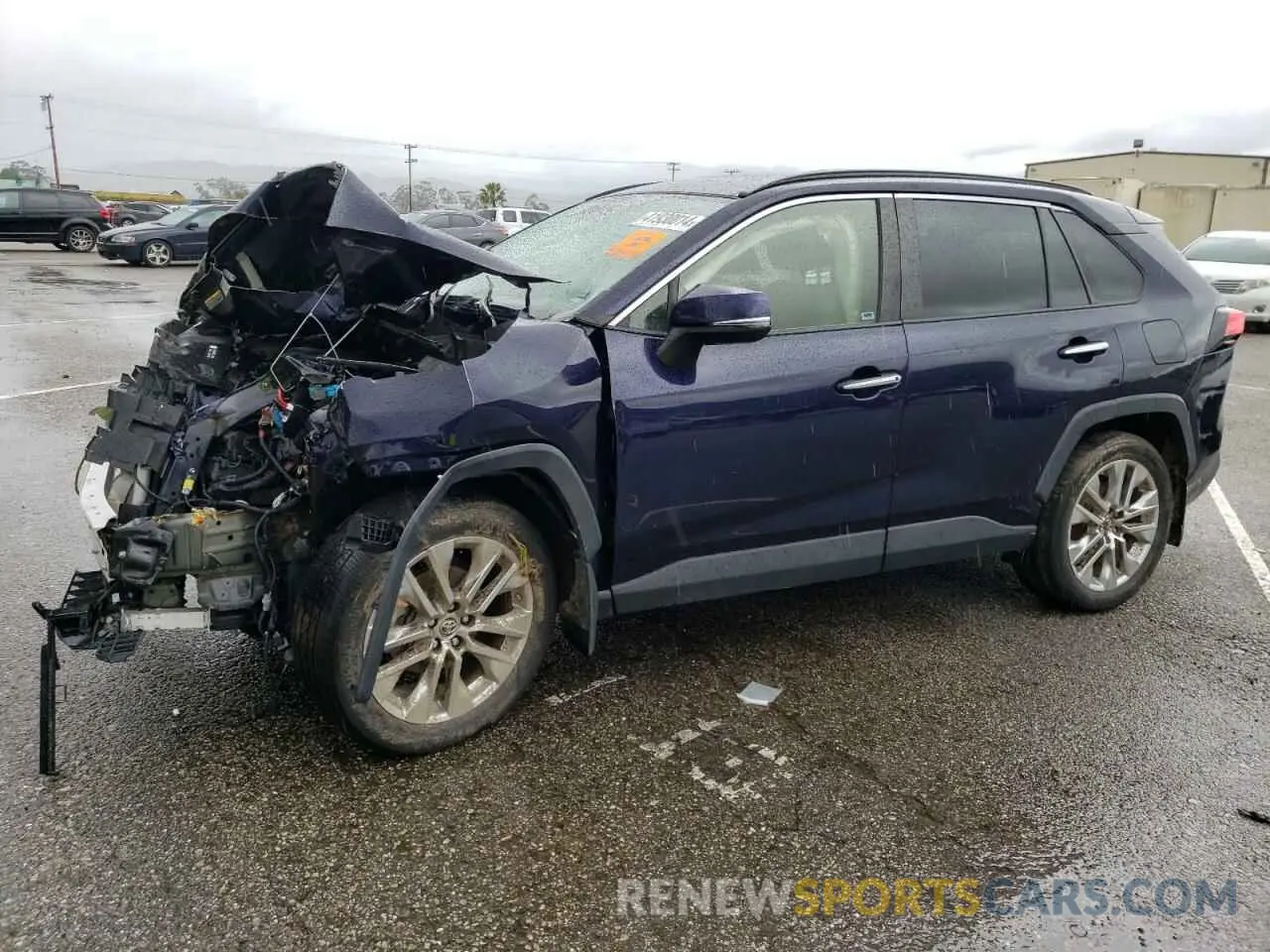 1 Photograph of a damaged car JTMY1RFV8KD516125 TOYOTA RAV4 2019