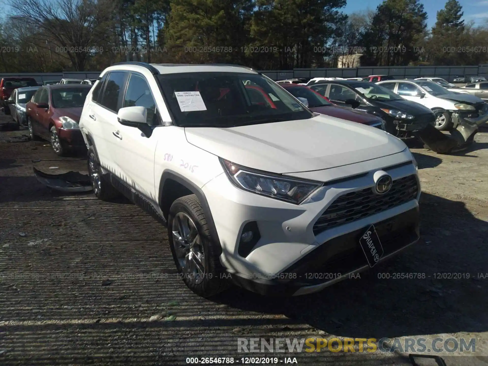 1 Photograph of a damaged car JTMY1RFV9KD511192 TOYOTA RAV4 2019