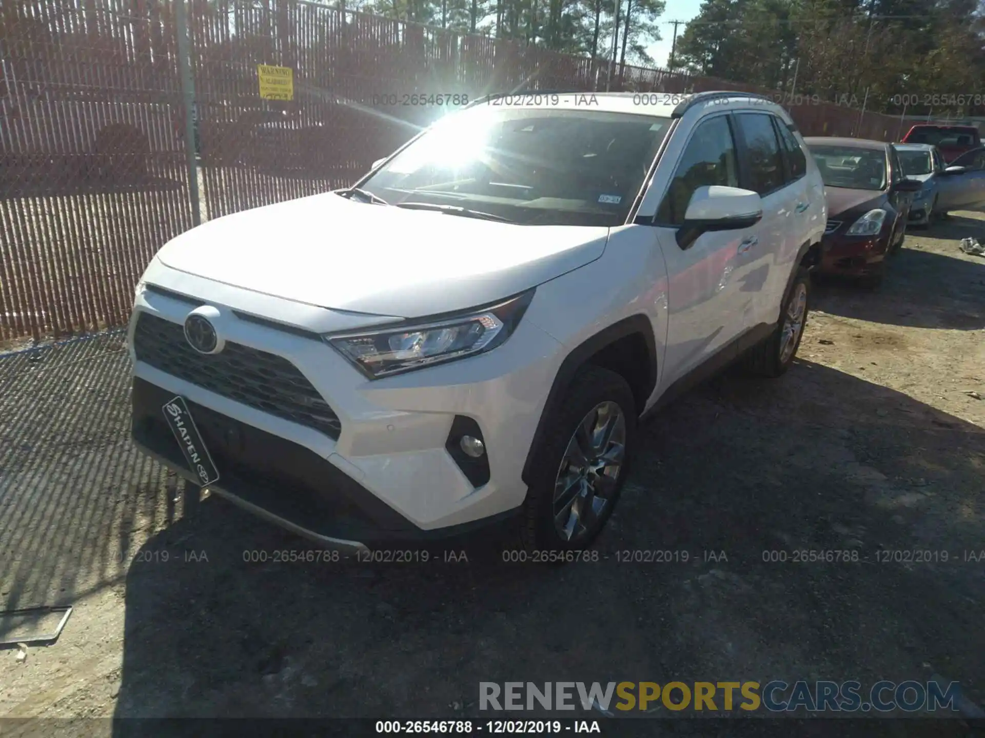 2 Photograph of a damaged car JTMY1RFV9KD511192 TOYOTA RAV4 2019