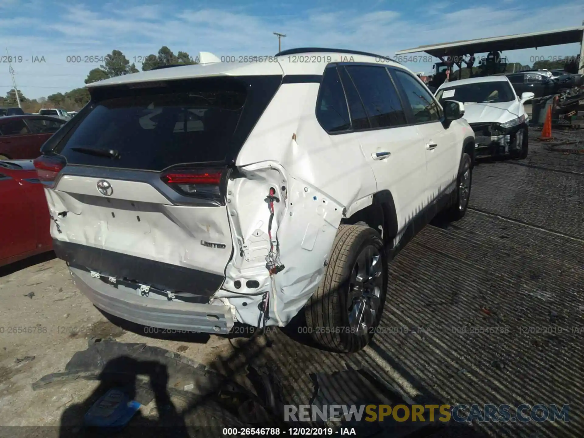 4 Photograph of a damaged car JTMY1RFV9KD511192 TOYOTA RAV4 2019