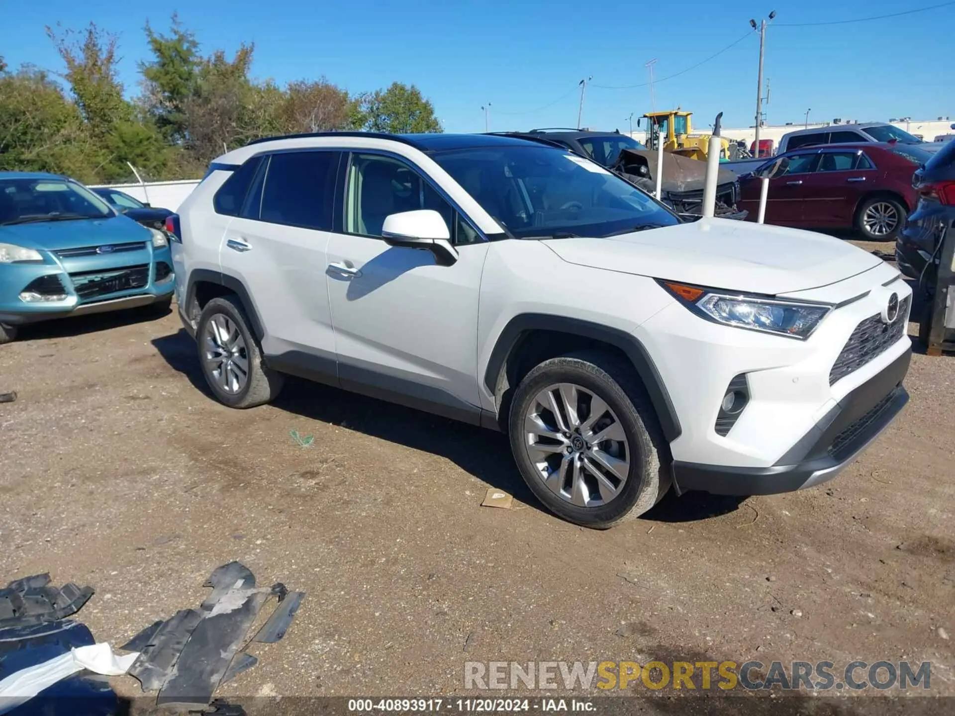 1 Photograph of a damaged car JTMY1RFV9KD516103 TOYOTA RAV4 2019